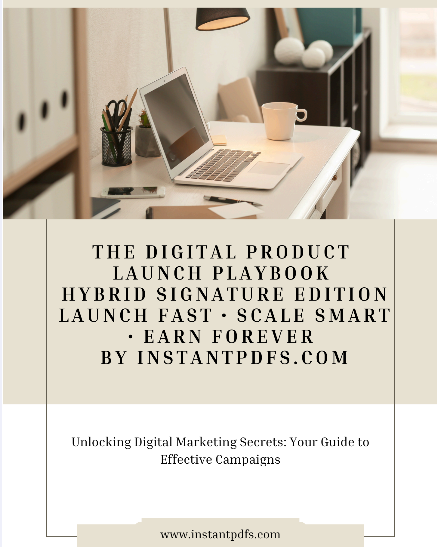 The Digital Product Launch Playbook